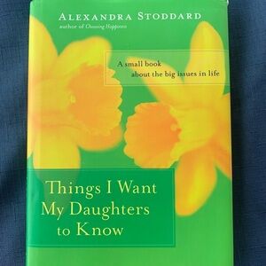 3/$20 Things I want my daughters to know, book